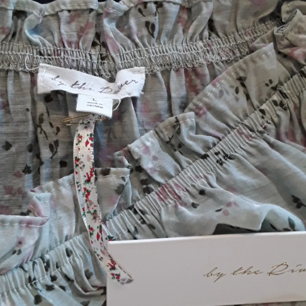 By the river long sleeve rayon dress size large new - Picture 4 of 6